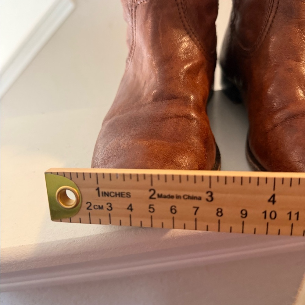 Frye "Anna Shortie" Leather Ankle Boots Size 6.5 - Picture 8 of 10